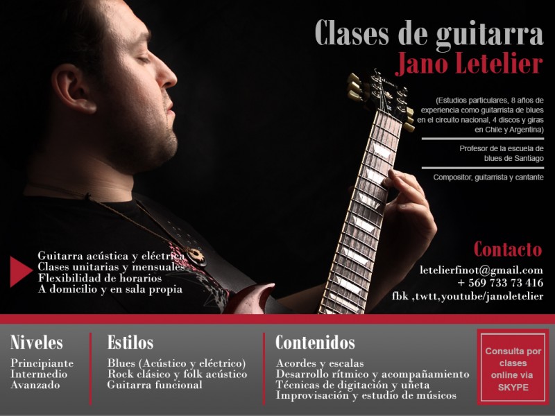 Guitarristas Blues Metropolitana de Santiago | janoletelier