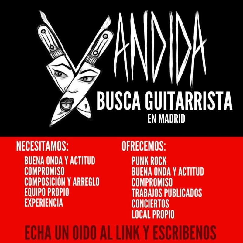 Cantantes Punk Madrid | vandida