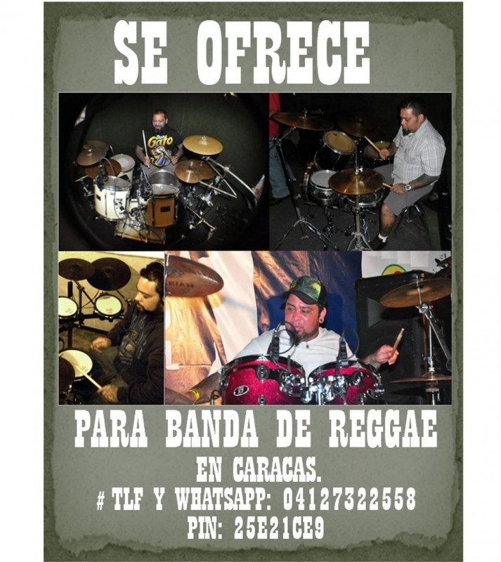 Bateristas Reggae Distrito Federal | mayk_drumms